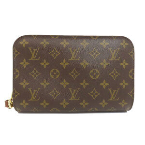 LOUIS VUITTON Brown Monogram Canvas Boston Bag